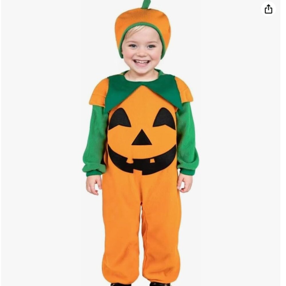 Toddler Pumpkin Halloween Costume 2T/3T - NWT